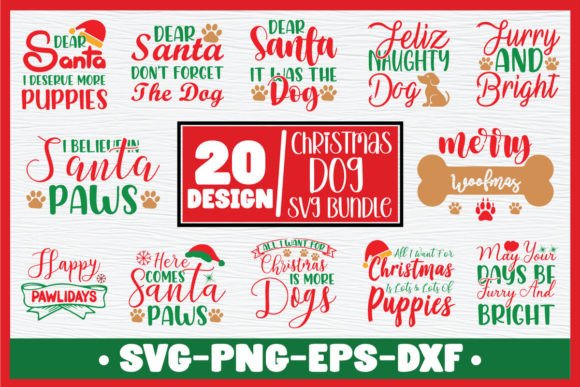 Download Free Christmas Dog Svg Bundle - Premium Resources