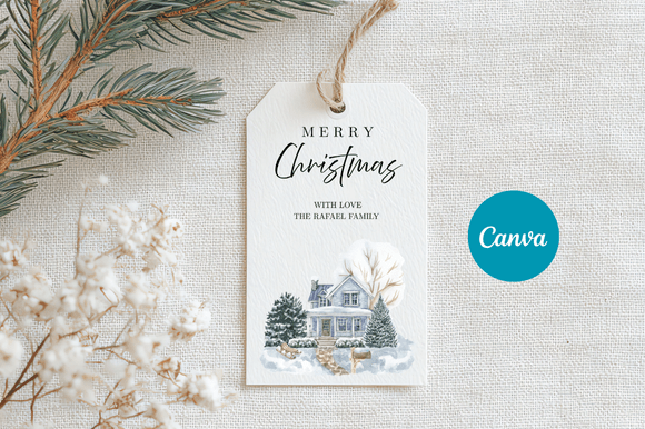 Download Merry Christmas Gift Tag Template - Premium Bundle