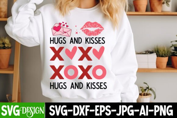Download #Xoxo Hugs and Kisses SVG Free Design - Premium Resources