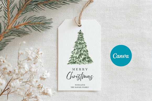 Download Merry Christmas Gift Tag Template - Premium Bundle
